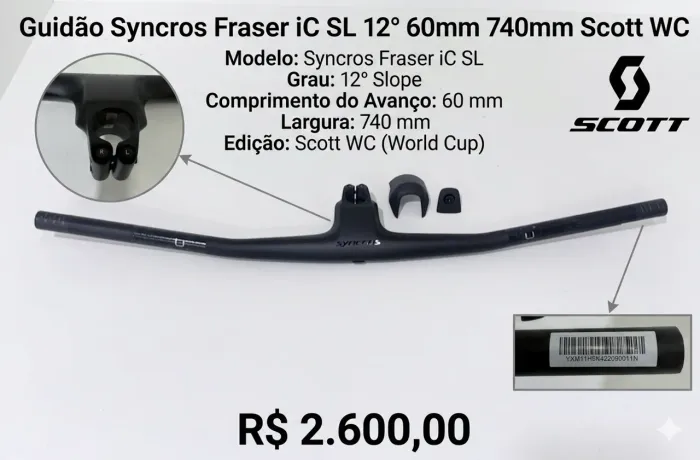 Guidão SCOTT SYNCROS  FRASIER SL WC