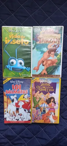 Vhs Fita Cassete Disney Dublado