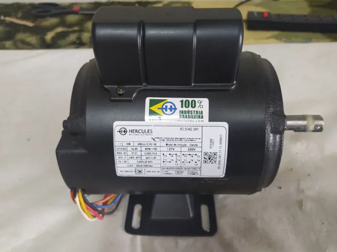MOTOR 1/4 HP BIVOLT NOVO NA CAIXA
