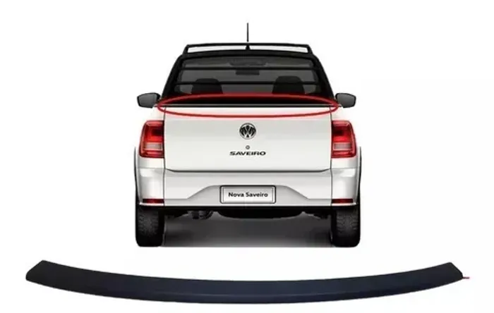Protetor de Borda Traseiro Volkswagen Saveiro G5 G6 G7