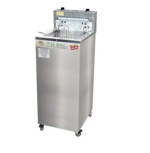 Fritador Industrial 24 Litros Água e Óleo em 220V Potência 10.000w ItalInox