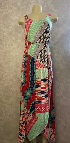 Vestido Estampado Verão Longo