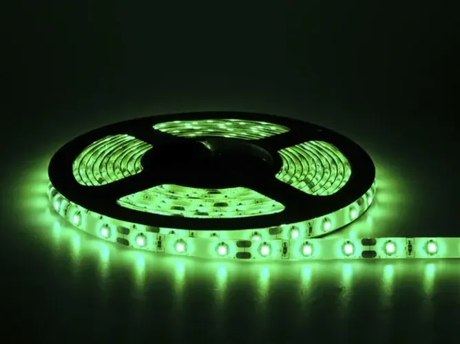 Barra de Led com 5 Metros para Venda - Cor Verde - Led 3528