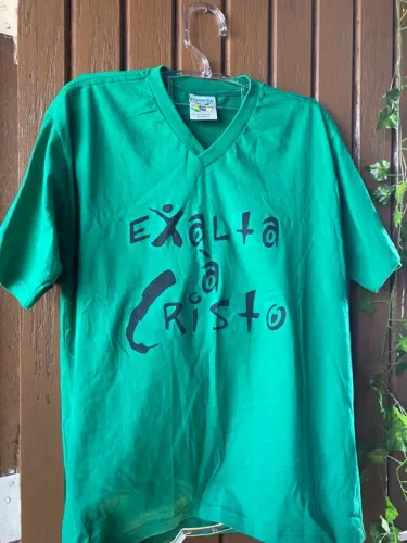 Camiseta Exalta a Cristo Verde