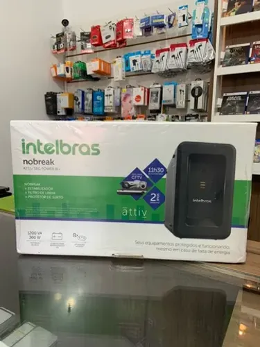 NoBreak Attiv Seg Power BI+ 1200VA 360W Intelbras - Parcelamento Sem Juros