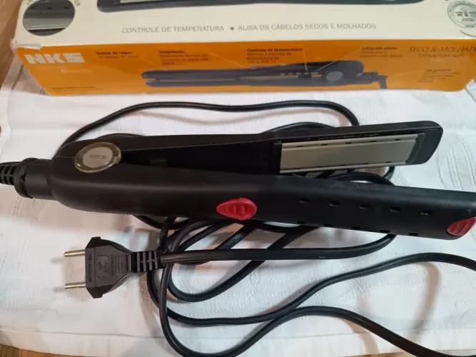 Prancha de cabelo NKS Titanium Ion