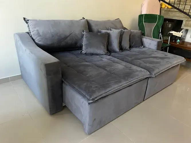 Sofás slim sem caixa maravilhoso