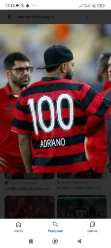 Camisa do Flamengo, homenagem de Gabigol- Adriano 100 - Tamanho G