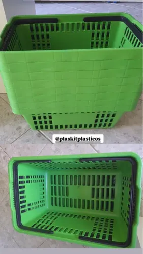 Cestinha de plástico | Pronta entrega 