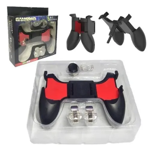 Gamepad Controle 5 In 1 Celular + Gatilho Analógico