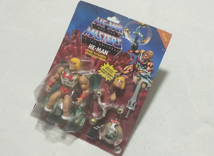 Boneco He-Man - Figura de Ação - Deluxe
