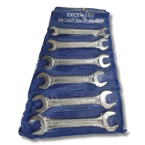 Jogo de Chave combinada de boca Fixa 6 a 17mm 6 peças