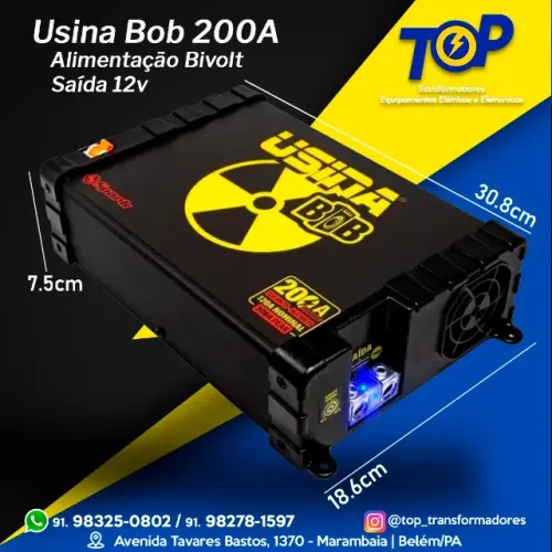 Fonte Usina Bob Dynamic 200a 12v