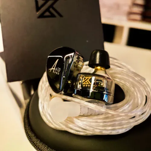 Fone de Ouvido KZ AS10 PRO 5BA IEM Black