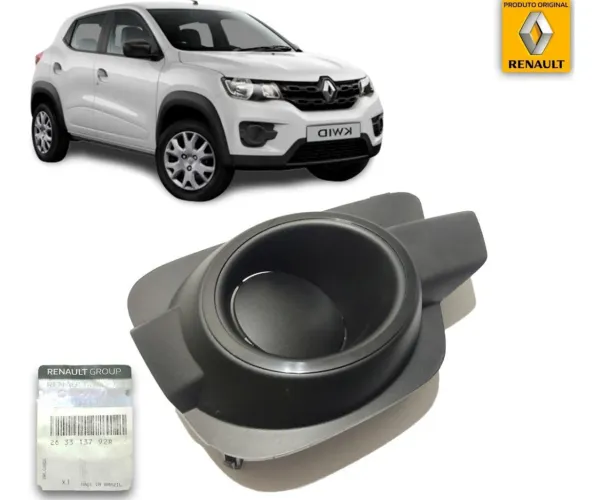Moldura farol de milha direito Kwid 18/22. 