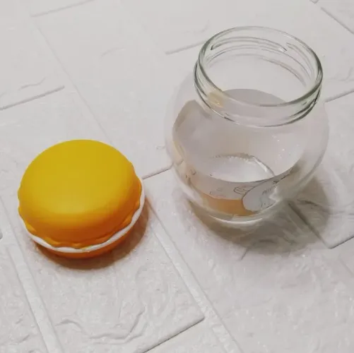 Pote De Vidro Macaron 240ml 10x6cm Splendo Wellmix Wg09646