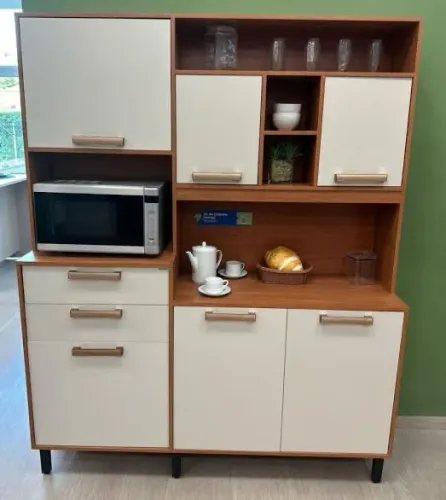 Kit cozinha 6 portas Nápoles 18349 - ENTREGA HOJE !!!