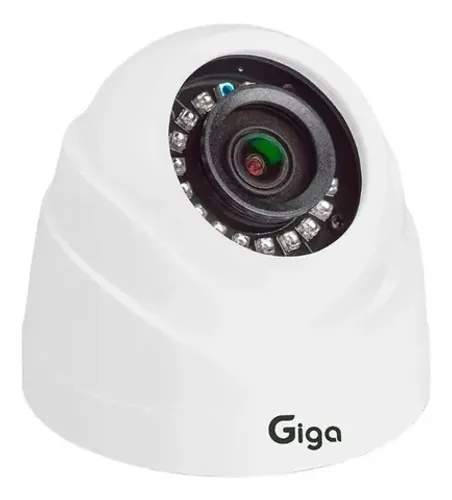 Câmera de Segurança Dome Giga 720p IR20M Lente 1/4.5" 2.6mm GS0460A