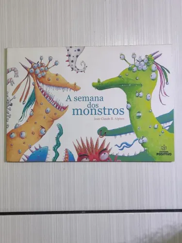 Livro infantil A semana dos monstros
