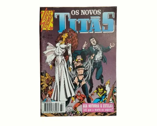 Revista HQ Os Novos Titãs #33 - Asa Noturna & Estelar (ÓTIMO estado!)