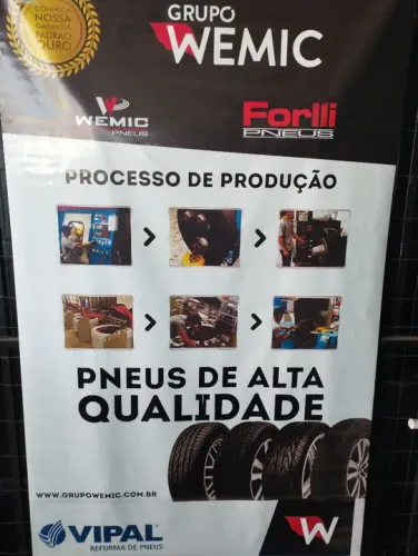 PNEU REMOLD 195/65/15 VIPAL 5 ANOS DE GARANTIA 