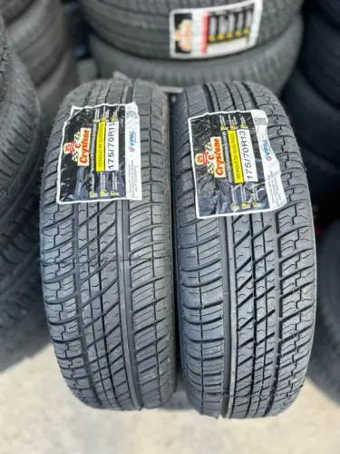 Par de pneus REMOLD 175/70/13 (CRYSTONE vipal premium)