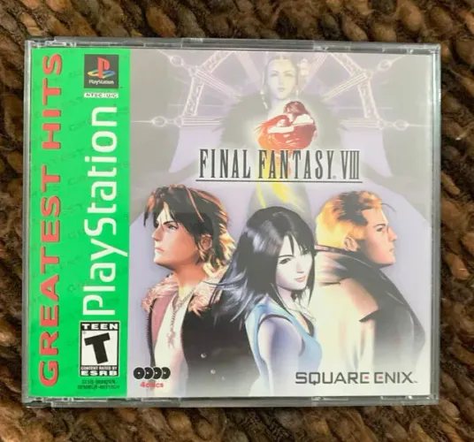 FINAL FANTASY VIII 8 ORIGINAL SQUARE ENIX COMPLETÍSSIMO CASE DISCOS ENCARTES EXCELENTE