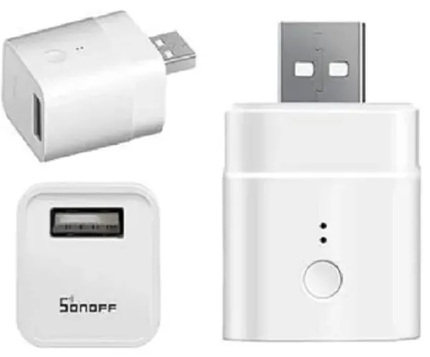 Sonoff Micro 5v Usb Adaptador Automação Alexa Google Home 