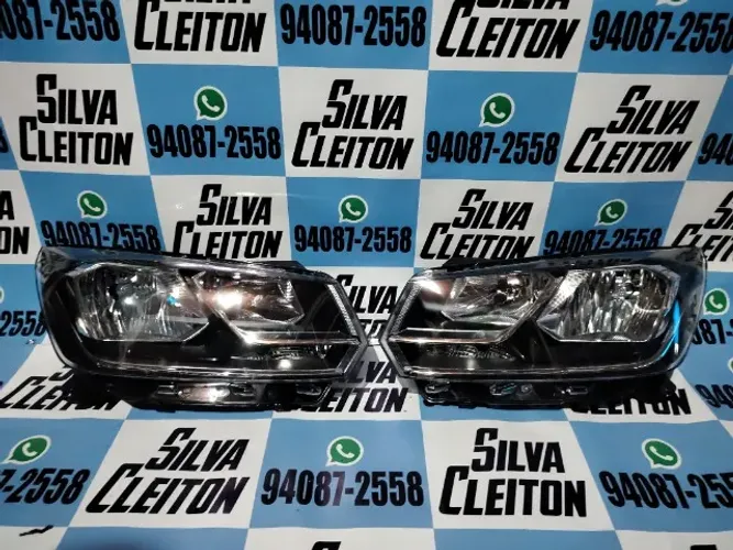 par farol gol saveiro g8 mascara negra foco duplo 2018 2019 2020 2021 2022 2023 novo impor