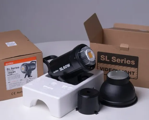 Led Profissional Godox Sl-60  - Luz profissional para gravação e Fotografia