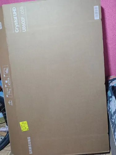 Caixa da Tv. Samsung 65 P