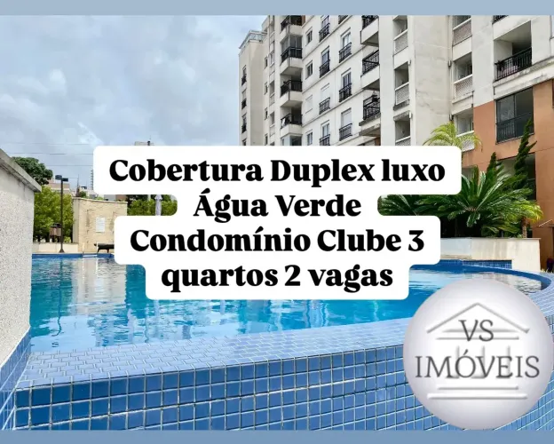 COBERTURA DUPLEX 3 QUARTO 2 VAGAS CONDOMINIO CLUBE DE LUXO