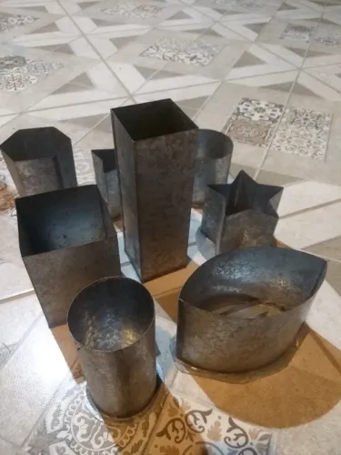 Formas de metal para fabricar Velas