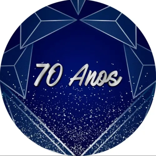 Capa painel decoração festa 70 anos