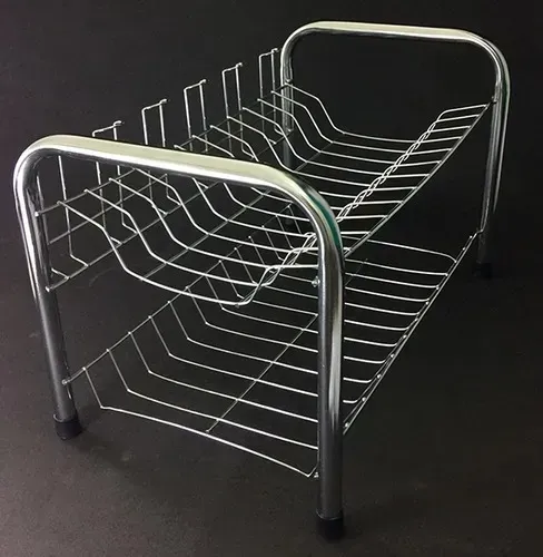 escorredor alto com porta copos cromado aih1682
