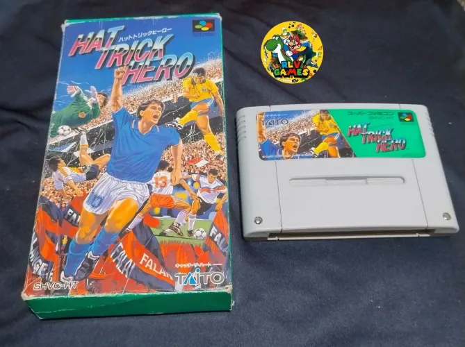 Cartucho Hat Trick Hero Super Nintendo (Super Soccer Champ)