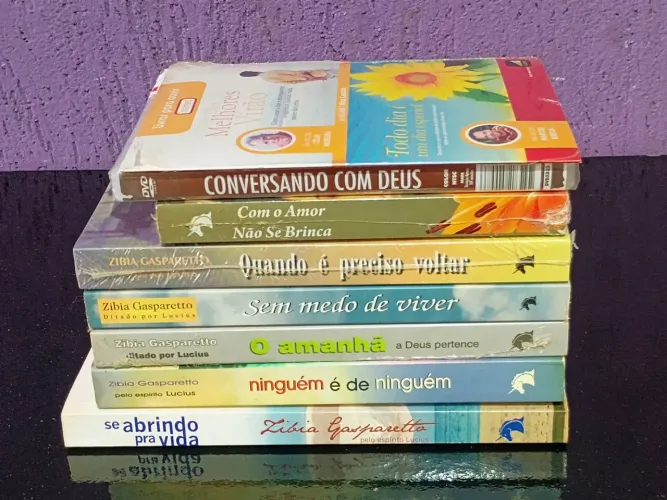 6 Livros Zibia Gasparetto e Mônica de Castro + Cds