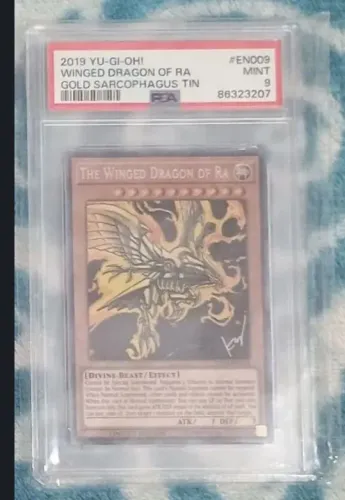 Carta The Winged Dragon of Ra PSA 9 ( Inglês )