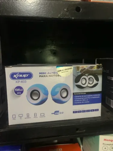Caixa de Som para Notebook Knup KP-603 5W RMS