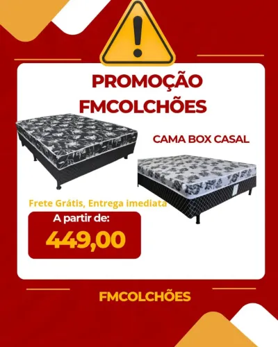Mega liquidação cama box