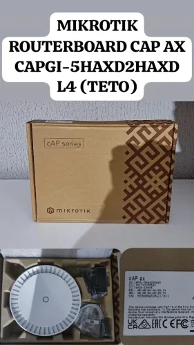 01UN - PONTO DE ACESSO MIKROTIK CAP AX CAPGI-5HAXD2HAXD BRANCO