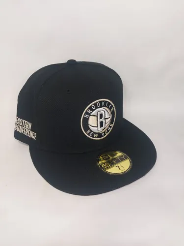 Boné Brooklyn Nets preto - New Era - aba reta - Nba - Basquete - 59fifty 