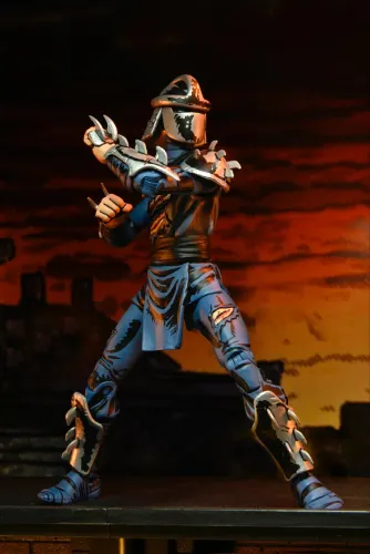 Teenage Mutant Ninja Turtles Shredder Battle Damaged Blue Variant NECA Mirage