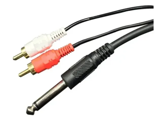    CABO- 2 RCA + P10 MONO 1.8M