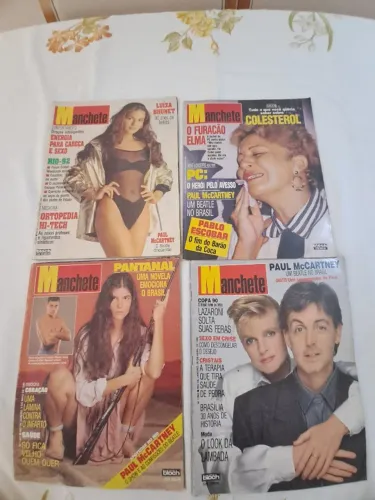 Revistas Manchetes anos 90 - Paul McCartney