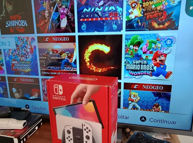 Nintendo switch OLED destravado 