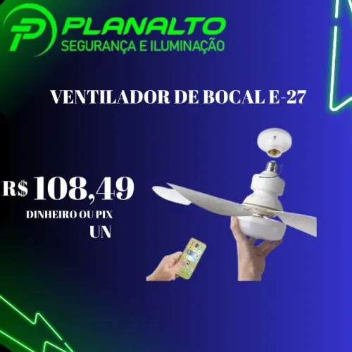 Ventilador de bocal E-27