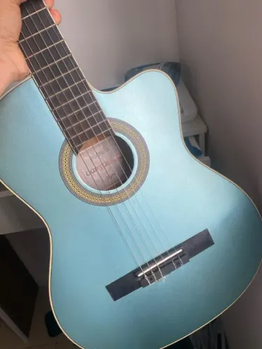Violão Eletrico Tagima Cartagena Latin America Nylon flat - Azul - Novo