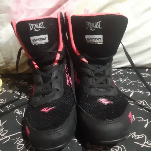 Bota Everlast Forcerknit - Preta e Rosa