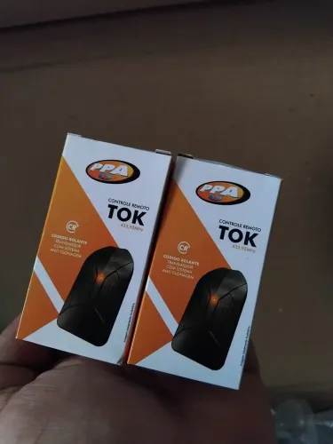 Controle Remoto de Motor PPA TOK 433,92MHz